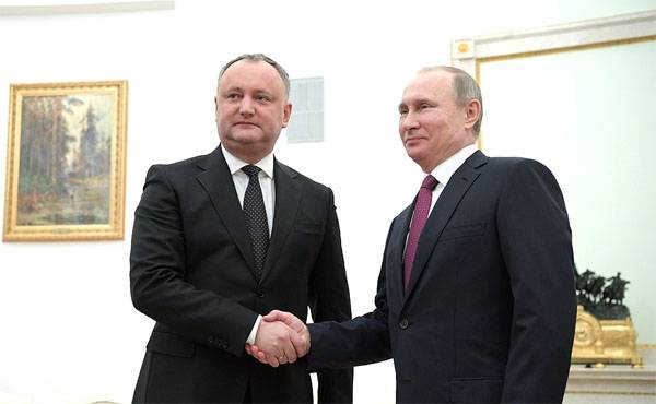Igor Додон à Moscou: un 