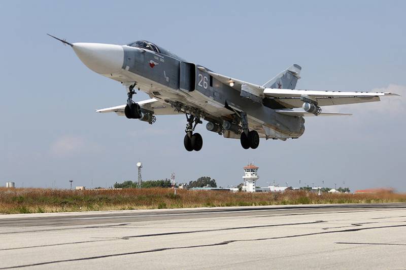Su-24 verloossen Syrien