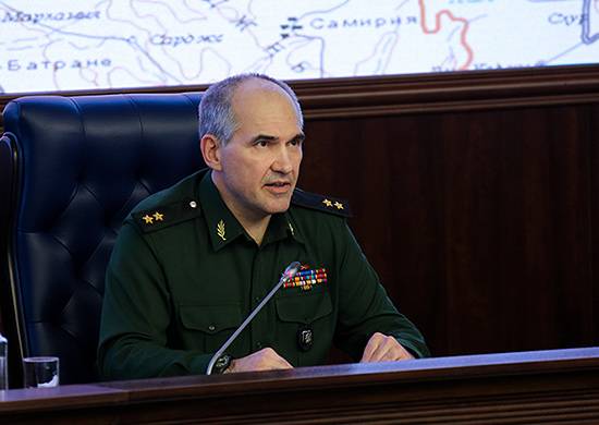 The operation of the Russian VKS near Palmyra and Deir-ez-Zor