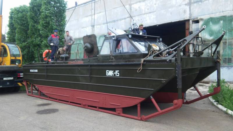 Волжскія суднабудаўнікі прыступілі да выпрабаванняў буксирно-маторнага катэры для інжынерных войскаў