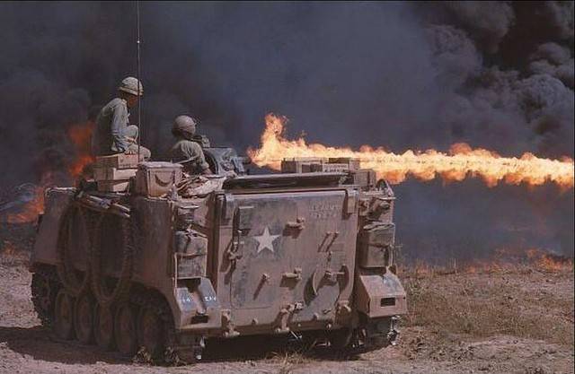 Self-propelled flamethrower M132 (USA)