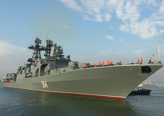 The detachment of Pacific fleet ships arrived in the Japanese port of Maizuru