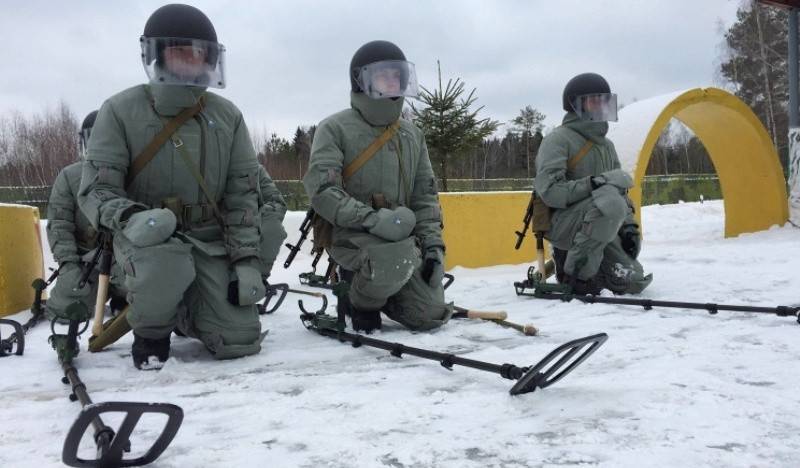En Russie, une formation des démineurs de cinq pays