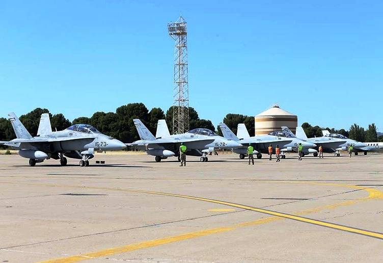 L'OTAN dans les pays Baltes renforceront des espagnols des avions