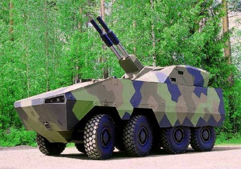 Швед минометная жүйесі AMOS