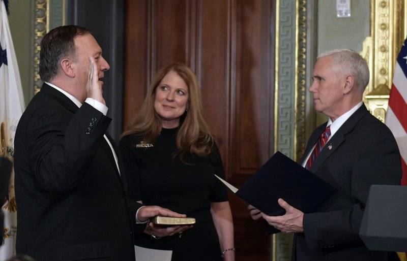 Kapitän Pompeo gouf den neien Direkter vun der CIA