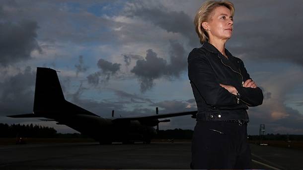 Et le ministre de la défense de l'Allemagne contre les...