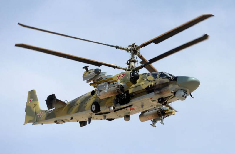 At Palmyra tested a bunch of Ka-52 and su-25