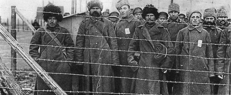 Krichsgefaangen als Verloschter an Trophäen op der Russescher Front vum Éischte Weltkrich