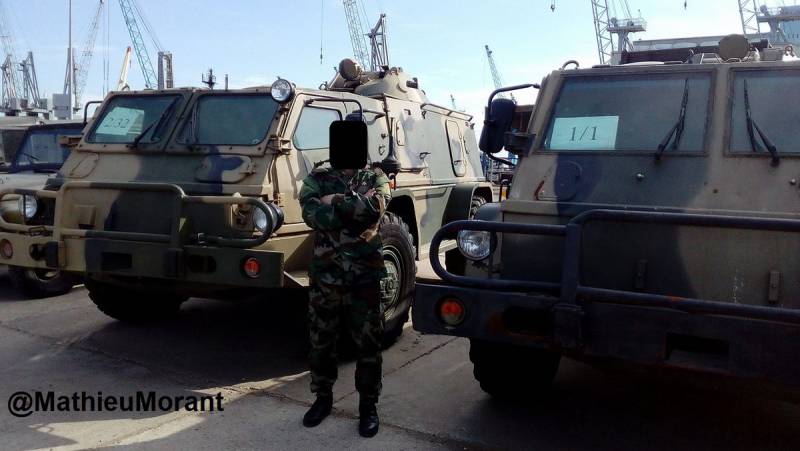 En Syrie vus armored «Vodnik»