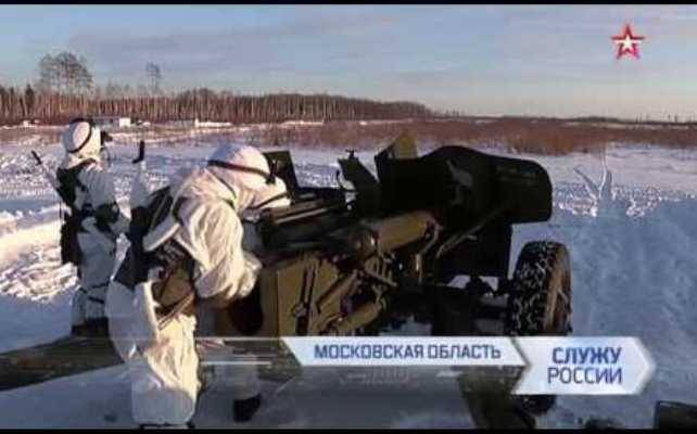 The gunners ZVO showed a sniper firing from guns 