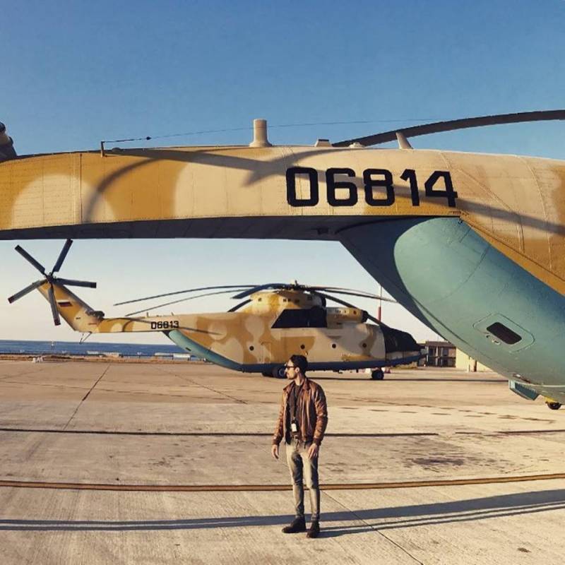 The Algerian air force received the next a couple of transport helicopters Mi-26T2