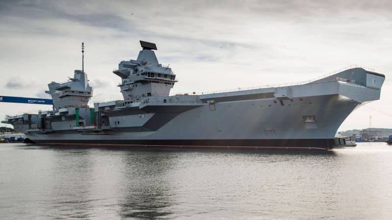 The defense of Britain: Queen Elizabeth will be released for testing with a delay