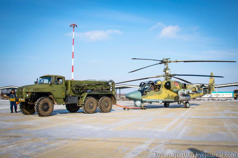 Le premier Ka-52, l'Égypte est à l'essai
