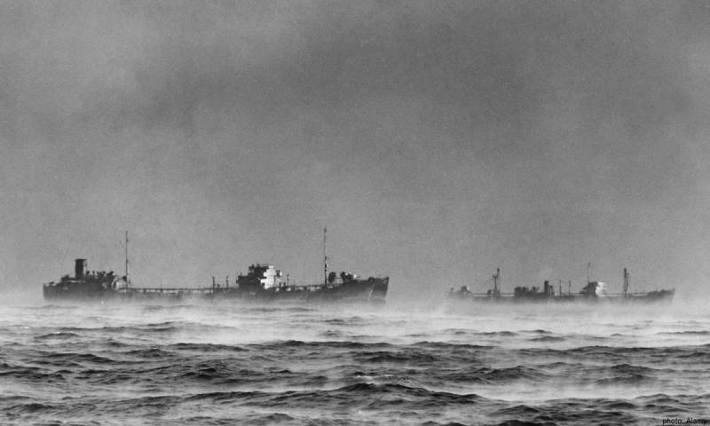 The convoy of Lieutenant Gradwell