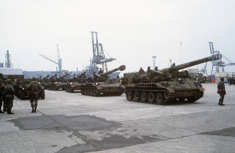 M110: d ' amerikanesch volvo Haubitze Kaliber 203 mm