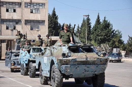 La modernisation de la БРДМ-2 en Syrie