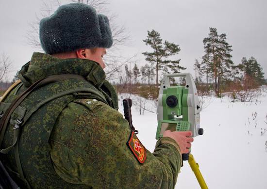 Dag militære topographer av de væpnede styrker