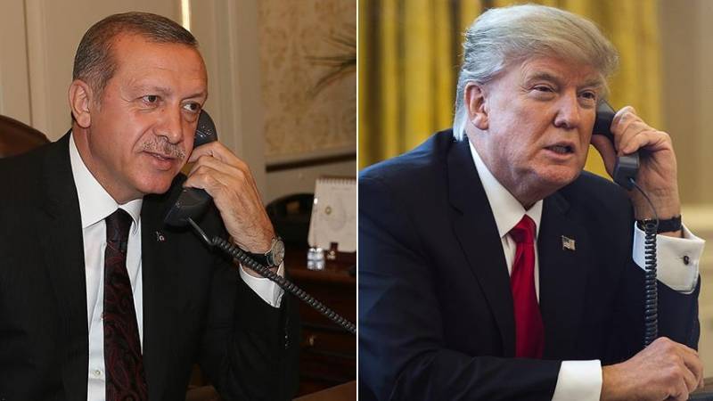 Трамп і Эрдаган абмеркавалі па тэлефоне пытанні барацьбы з тэрарызмам