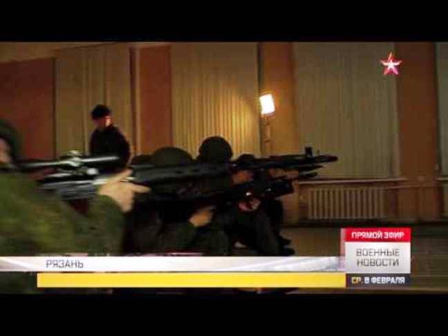 Trening rosyjskich komandosów na стрелковом symulatorze (wideo)