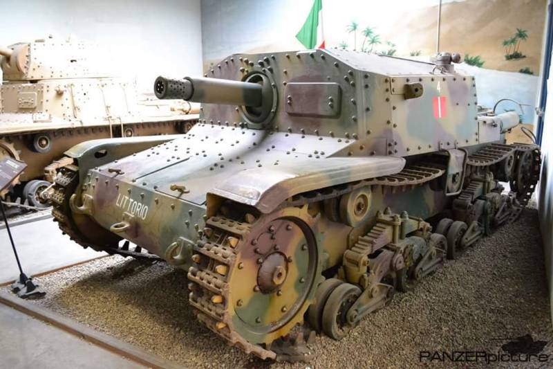 Selbstfahrlafette vum Zweete Weltkrich. Deel 3. Semovente well 75/18
