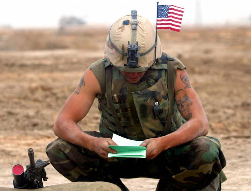 An American officer put in an example of the Pentagon Russian army