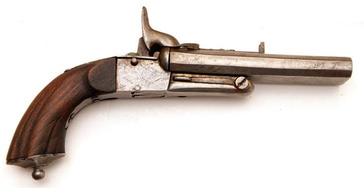 Barrträd dubbel fat boxlock pistol (dubbel fat pinfire boxlock pistol) och dess varianter