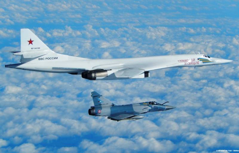 The French thought that flying past the 