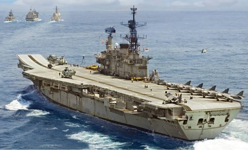 India copia más antigua de un portaaviones en el mundo 