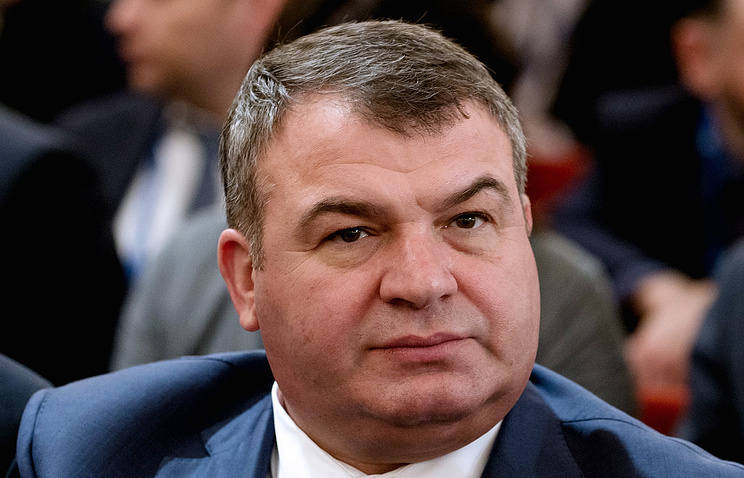 Regjeringen har nominert tidligere forsvarsminister Serdyukov til Styret av KLA