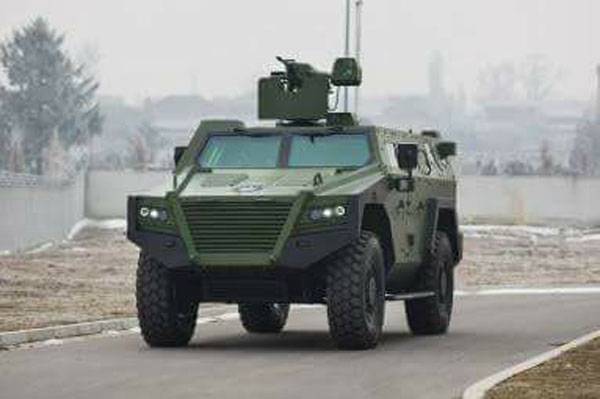 Bepansrade BOV M16 Miloš (Serbien)