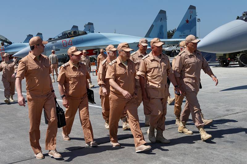 Putin huet de folgenden Reien Generälen, déi fir d ' Operatioun a Syrien