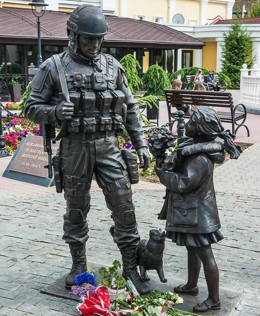 I Simferopol kom ord av tacksamhet 