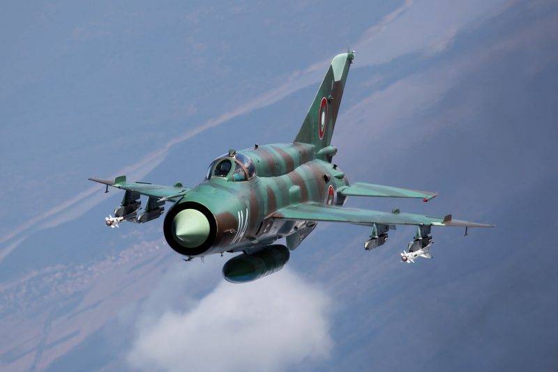 An der Tierkei abgestürzt syrische MIG-21