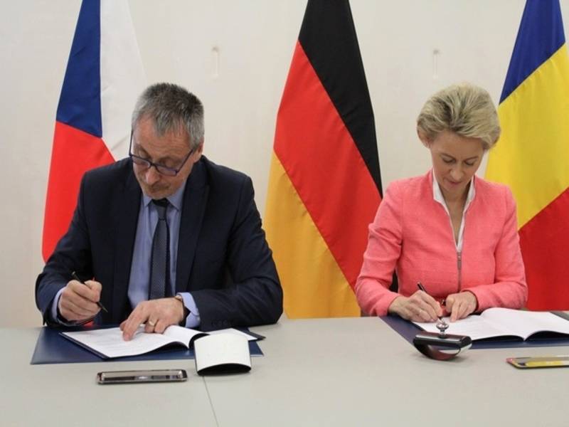 Германия мен Чехия құрып, бірыңғай әскери құрама