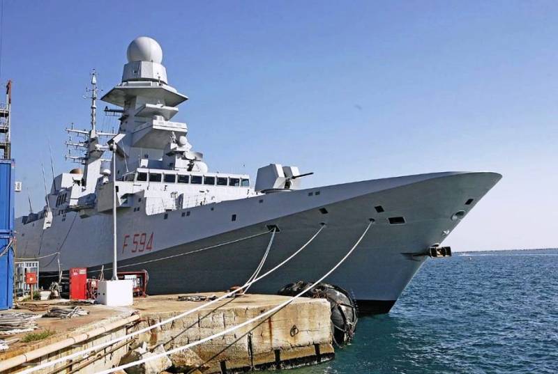 ВМС Італіі атрымалі сёмы фрэгат FREMM