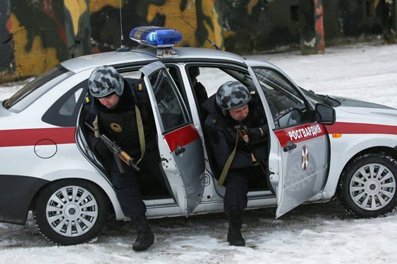 An Росгвардии huet d ' éischt iwwerpréiwe vun de Einsatzbereitschaft