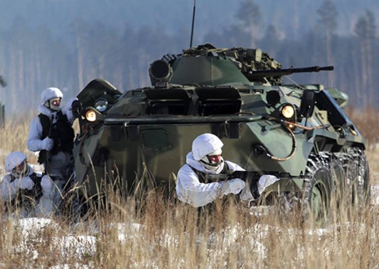 Protection unit of the strategic missile forces have begun to simulate in the highest degree of combat readiness