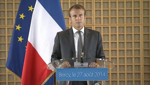 Macron erklærede, at 