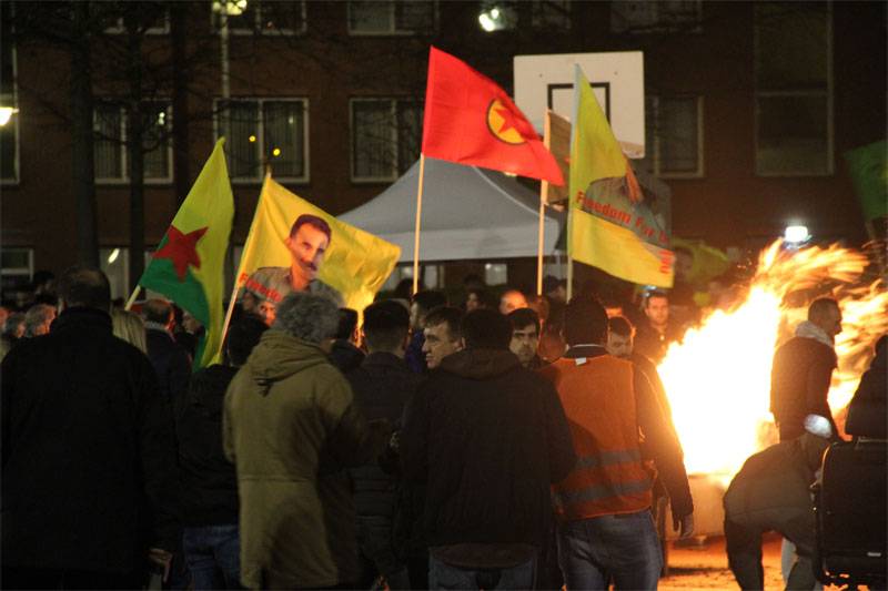 Ankara är rasande auktoriserade aktier av anhängare av PKK i Nederländerna