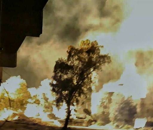 Bruk av UR-77 i Syria for å ødelegge rebel stillinger