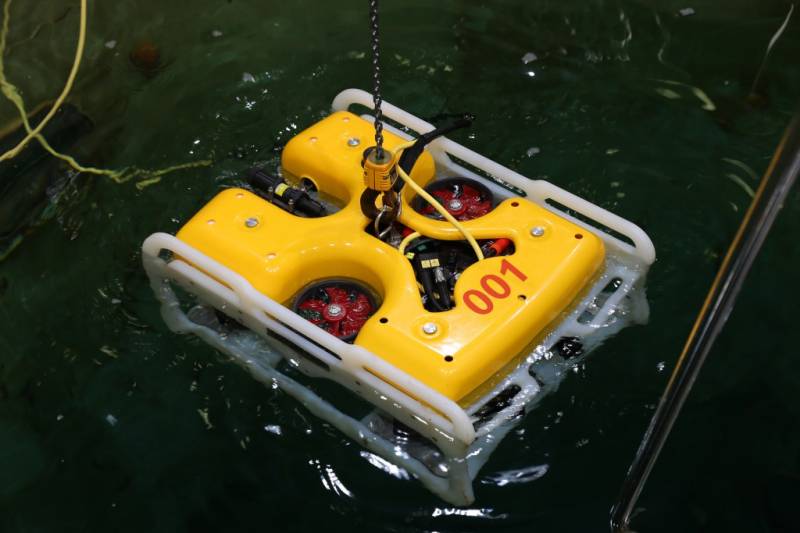 The black sea fleet received the latest underwater drone