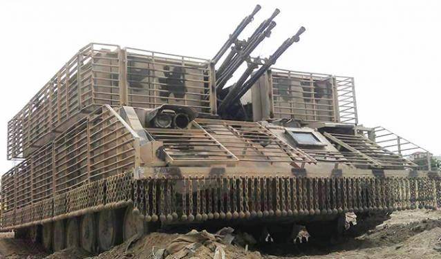 Modernization of ZSU-23-4 in Syria