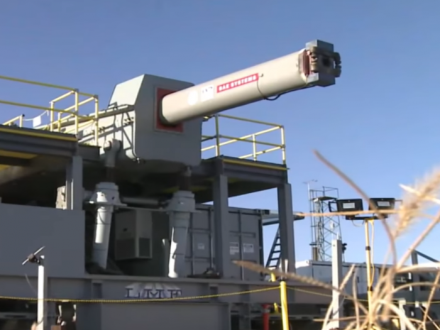 I Usa har vært skyte railgun