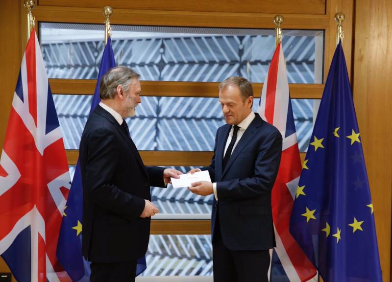 Britain has notified the EU about the output