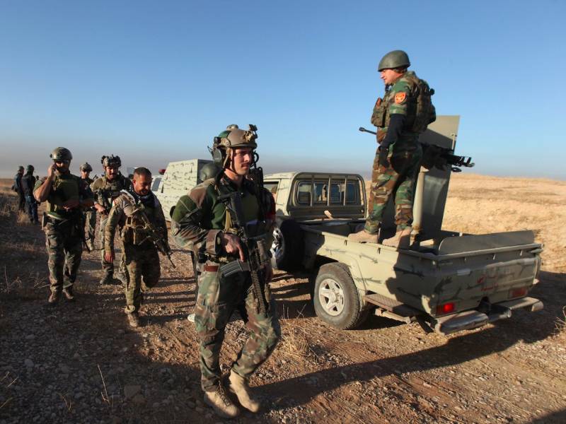 Sondereinheiten der Koalitioun an der Schluecht vu Mosul