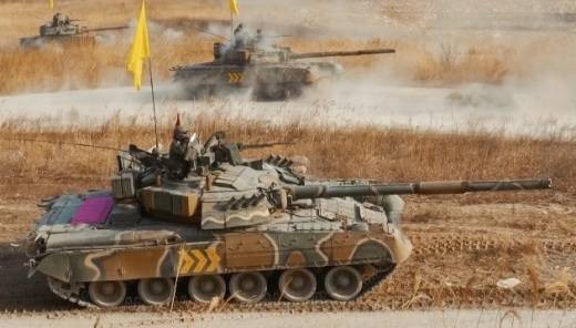 T-80 and BMP-3 in service with the army of South Korea