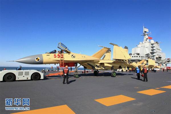 The wing construction of the aircraft carrier the PLA Navy will be up to 36 fighters