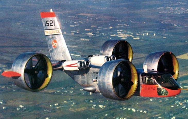 على tiltrotor Bell X-22 (الولايات المتحدة الأمريكية)