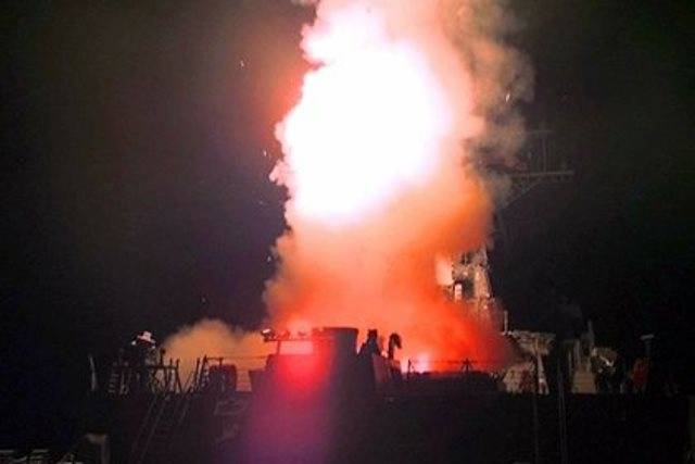 At the airport, which was the target of U.S. missiles, were Russians